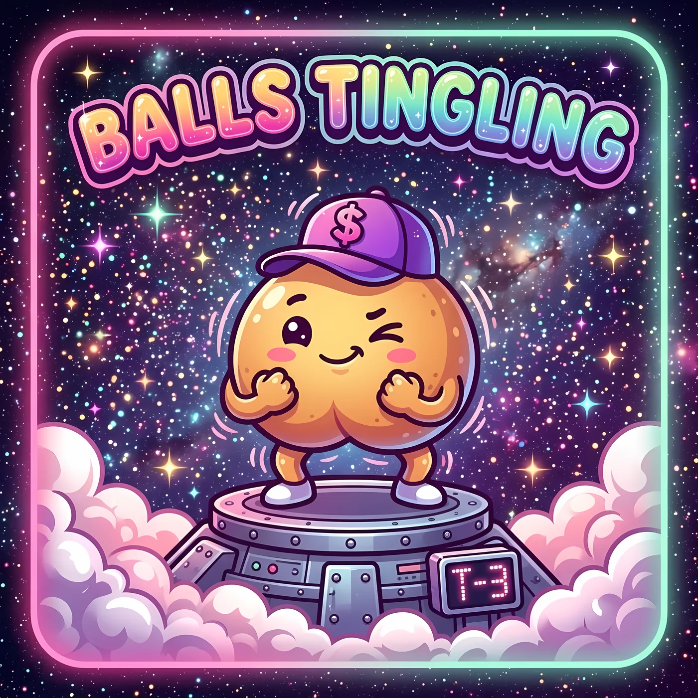 Tingles on the launch pad at T-minus 3, fists clenched, trembling with excitement